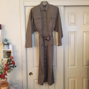 Vintage Foxy Lady Green Dress Size 10